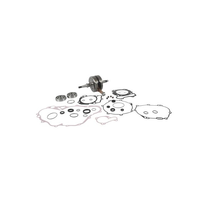 HOT RODS variklio apačios remonto komplektas YAMAHA YZF 250 16-18 (alkūninis velenas, guoliai,riebokšlis, tarpinės)