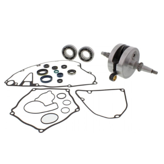 WISECO crankshaft KAWASAKI KXF 250 '04-'08, SUZUKI RMZ 250 '04-'06 (with shaft bearings and engine bottom gaskets)