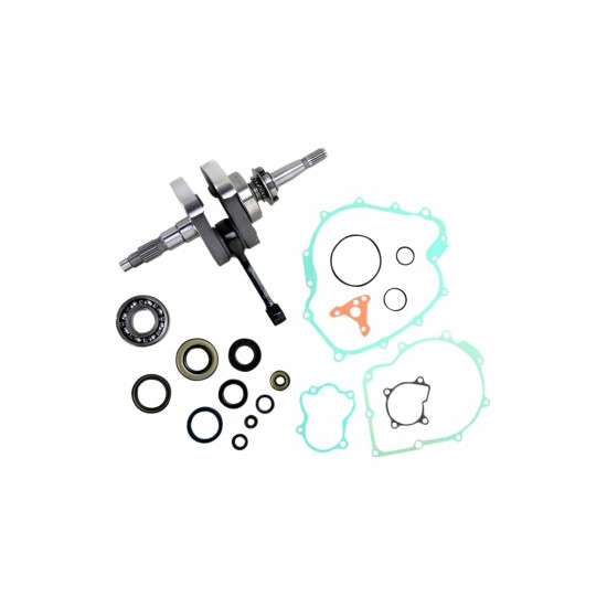 WISECO crankshaft YAMAHA RHINO '05-'07, GRIZZLY 660 '02-'08 (with shaft bearings and oil seals, and engine bottom plate)