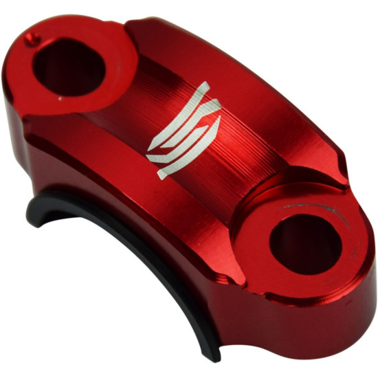 SCAR RACING UNIVERSAL BRAKE AND CLUTCH LEVER CLAMP, RED