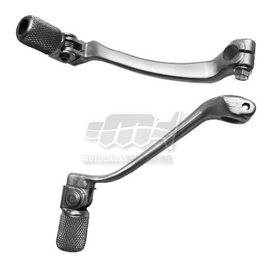 MC GEAR SHIFT LEVER HONDA CRF 450R '02-'16 (ALUMINUM) SILVER, STEEL TIP
