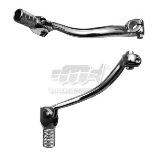 MC GEAR SHIFT LEVER YAMAHA YZF450 '06-'13 (ALUMINUM) (FORGED) SILVER, STEEL TIP
