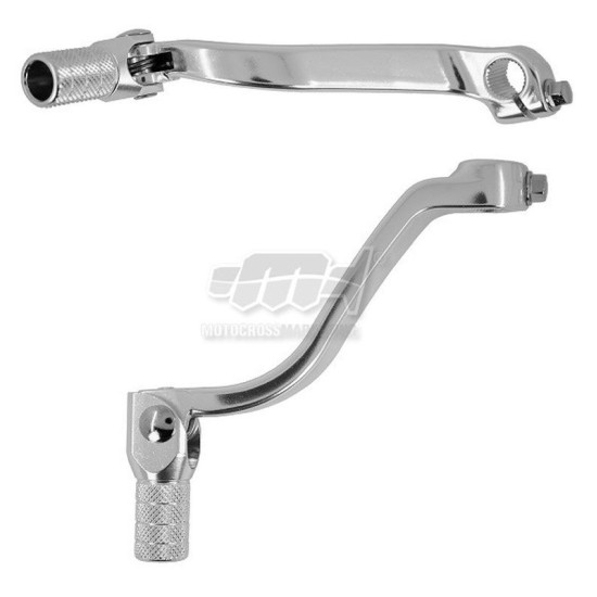 MC GEAR SHIFT LEVER SUZUKI RMZ450 '08-'25 (ALUMINUM) SILVER, STEEL TIP