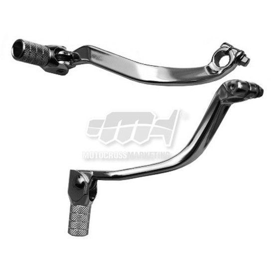 MC GEAR SHIFT LEVER SUZUKI RM 250 89-12 (ALUMINUM) SILVER, STEEL TIP