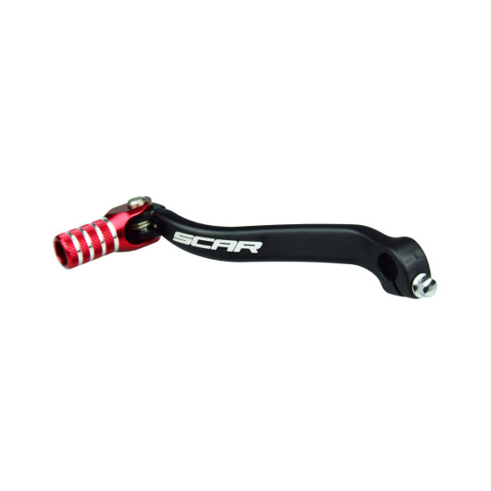 SCAR RACING GEAR SHIFT LEVER SUZUKI RMZ 450 '08-'25 BLACK/RED