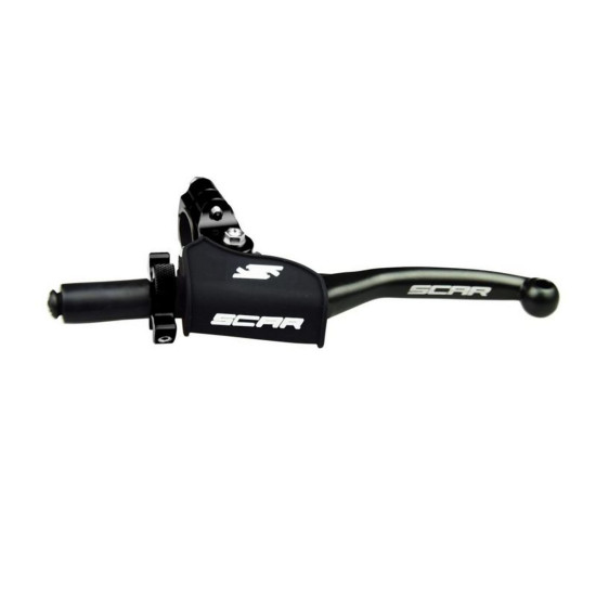 SCAR RACING CLUTCH LEVER WITH MOUNTING COMPLETE BLACK