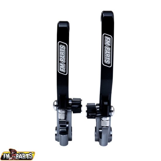 FM-PARTS CLUTCH AND BRAKE LEVER KIT FOR HUSQVARNA TE / FE '22-'24 GAS GAS EC '22-'24 BLACK