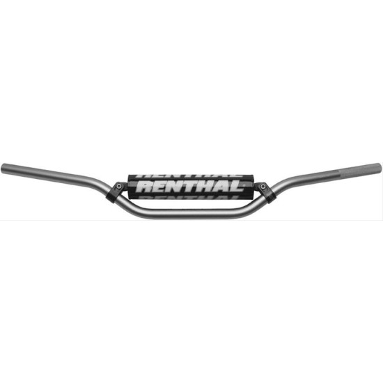 RENTHAL HANDLEBAR 7/8 INCH (22MM) MX HANDLEBAR TANIUM CR HIGH / RICKY JOHNSON PADDED TITANIUM COLOR WITH SPONGE