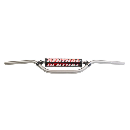 RENTHAL HANDLEBAR 7/8 INCH (22MM) MX HANDLEBAR TANIUN JIMMY BUTTON PADDED TITANIUM COLOR WITH SPONGE
