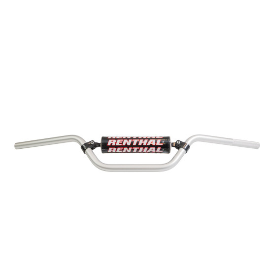 RENTHAL VAIRAS 7/8 COLIO (22 MM) ATV VAIRAS SIDABRINIS YAMAHA RAPTOR YFM 700 06-12 PAMINKŠTINTAS SIDABRINĖS SPALVOS SU K