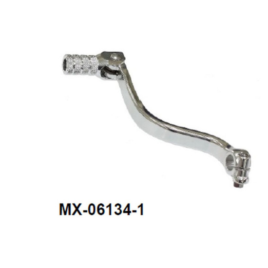PSYCHIC GEAR SHIFT LEVER SUZUKI RM 80 / 85 / 85 L '89-'16 (OEM: 25600-03B00 25600-03B10) (FORGED ALUMINUM) COLOR SILVER 