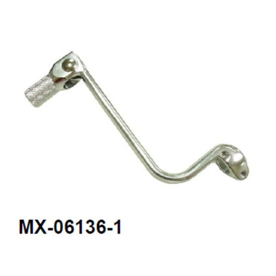 PSYCHIC GEAR SHIFT LEVER KAWASAKI KLX 110 '05-'11, SUZUKI DRZ 110 '05-'08 (OEM: 13156-0039) (FORGED ALUMINUM) COLOR SILV