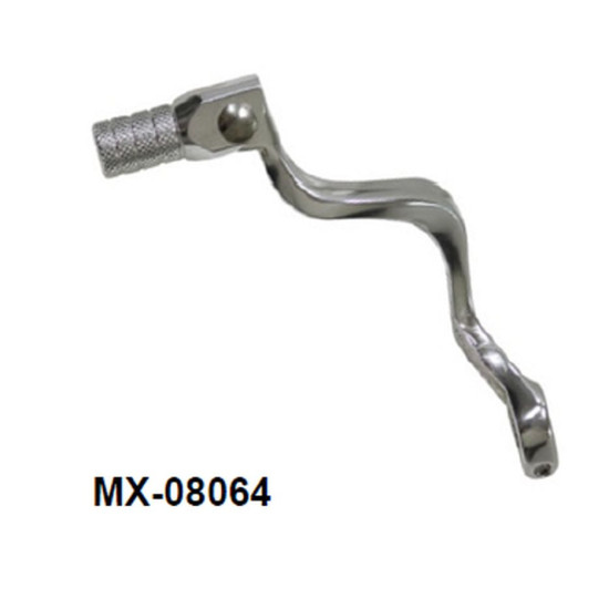 PSYCHIC GEAR SHIFT LEVER KTM SX 60 '98-'00, SX 65 '98-'08 (OEM: 46034031100) (FORGED ALUMINUM) SILVER (ANODIZED)