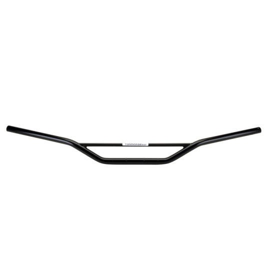 TOMMASELLI NEW (DOMINO) ALUMINUM HANDLEBAR 22MM HIGH WITH CROSSBAR BLACK