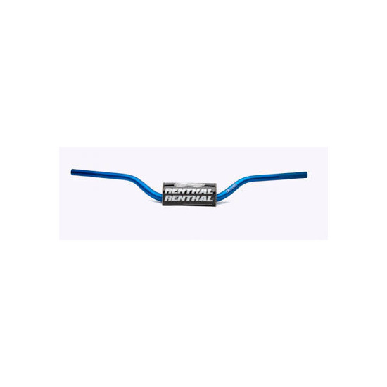 RENTHAL HANDLEBAR 1.1 / 8 INCH (28.6MM) MX FATBAR HANDLEBAR BLUE REED / WINDHAM BLUE WITH SPONGE