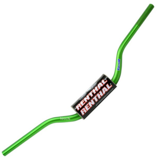 RENTHAL VAIRAS 1.1 / 8 COLIO (28.6MM) MX FATBAR VAIRAS ŽALIAS HONDA CR / CRF, KAWASAKI KX / KXF SPALVA ŽALIA SU KEMPINE