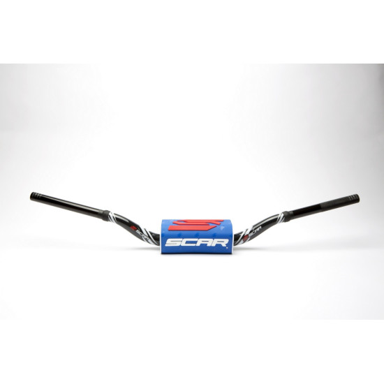 SCAR RACING VAIRAS 28,6 MM YAMAHA YZ / YZF MODELIO JUODA / BALTA KEMPINĖS MĖLYNA / JUODA