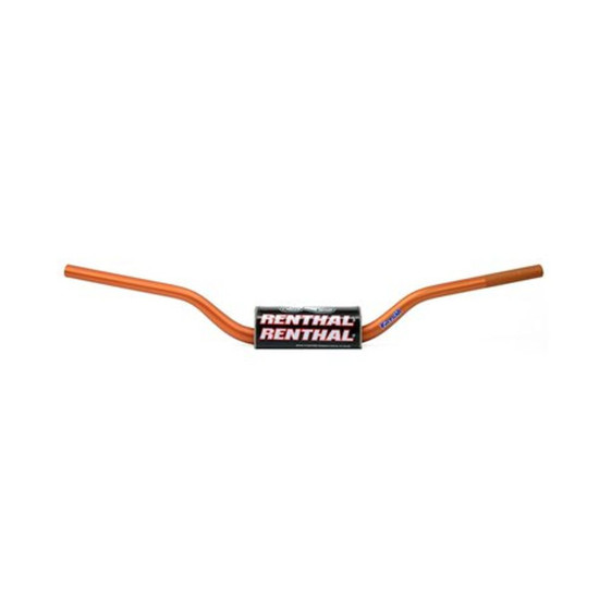 RENTHAL HANDLEBAR 1.1/8 INCH (28.6MM) MX FATBAR HANDLEBAR ORANGE KTM SX 85 2013 ON PADDED COLOR ORANGE WITH SPONGE