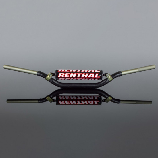 RENTHAL VAIRAS 1.1/8 COLIO (28.6MM) MX TWINWALL 990 VAIRAS JUODAS YAMAHA YZ '07-'23 / YZF '07-'17 PAMINKŠTINTAS JUODAS S