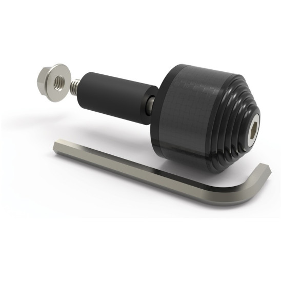 OXFORD CARB END STEERING WHEEL WEIGHTS 2 BLACK (CARBON) SET