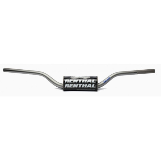 RENTHAL HANDLEBAR 1.1/8 INCH (28.6MM) MX FATBAR HANDLEBARS GREY RC SX / SXF 06-09, SUZUKI RM / RMZ 06-13 COLOR GRAY WITH