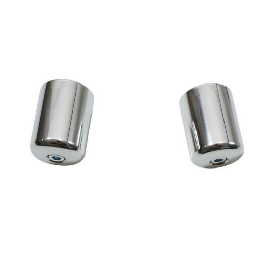 BUZZETTI HANDLEBAR ENDS / WEIGHTS DIAMETER 36MM X 48MM CHROME COLOR