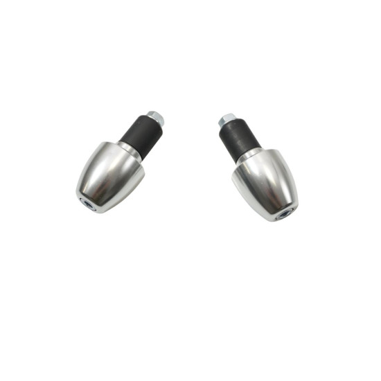 BUZZETTI HANDLEBAR ENDS / WEIGHTS DIAMETER 17.5MM CHROME COLOUR