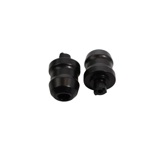 BIKETEC HANDLEBAR ENDS / WEIGHTS KAWASAKI NINJA 650 (2017-) BLACK 2404070000, OEM:13042-0735 / 13042-0800