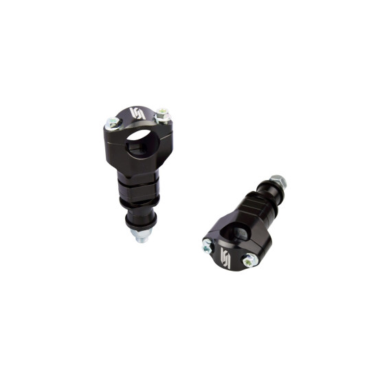 SCAR RACING HANDLEBAR MOUNT FITS KTM SX/SXF '23-'25, EXC/EXCF '24-'25, HUSQVARNA TC/FC '23-'25, TX/FX '23-'25 BLACK