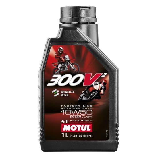 MOTUL engine oil 300V2 4T FL ROAD / OFF ROAD FACTORY LINE RACING 10W50 1L (synthetic)
