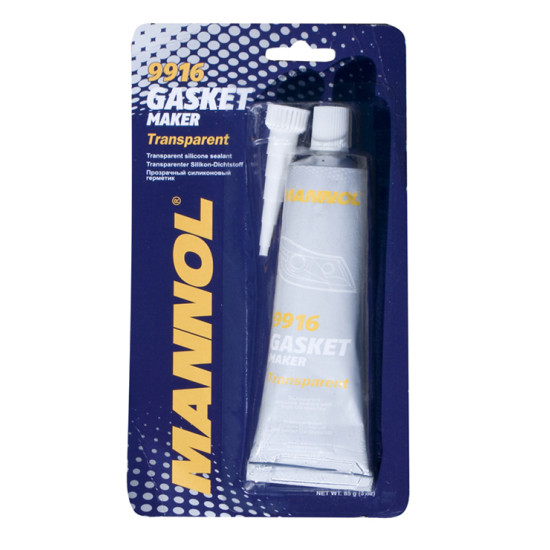 MANNOL 9916 GASKET MAKER - silicone sealant - colorless 85G (9916)