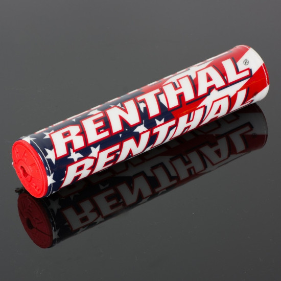 RENTHAL SX PAD (240MM) USA FLAG COLOR WITH RENTHAL LOGO