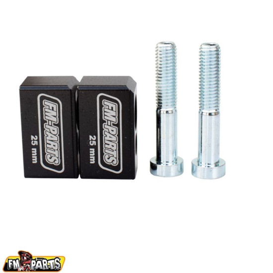 FM-PARTS VAIRO PAKĖLIMAS 25 MM KTM HUSQVARNA, GAS GAS BLACK