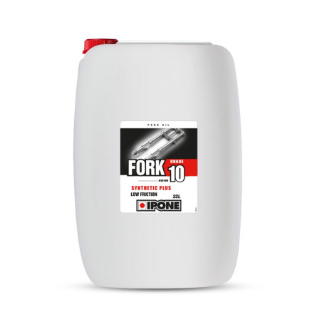 IPONE amortizatorių alyva FORK SYNTHETIC PLUS 10W 22L talpa