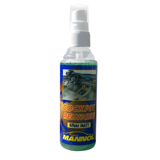 MANNOL PLAK COCKPIT-REINIGER MATT EFFECT - plastic and rubber cleaner 100ML (6176)