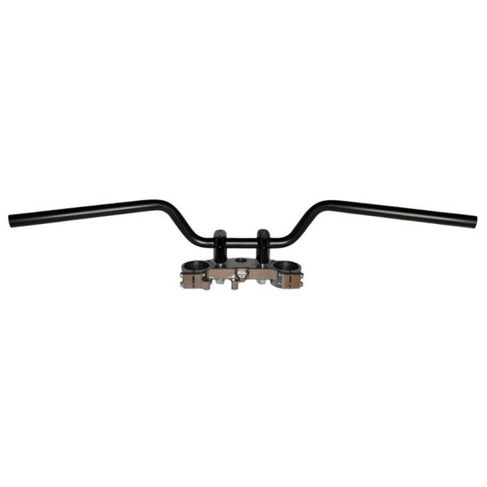 BIKETEC STEEL HANDLEBAR SUZUKI DL 1000 (2002-2012) BLACK (OEM PATTERN: 56111-06G00),(2306030000)