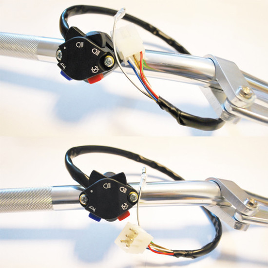 PSYCHIC COMBINATION SWITCH IGNITION, LIGHTS, HANDLEBAR SIGNAL KTM EXC '01-15, HUSABERG (50311070000)