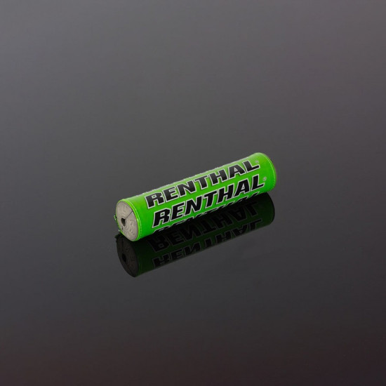RENTHAL MINI SX VAIRO PAGALVĖLIS (205 MM) ŽALIAS, KEMPINĖS FORMOS, SU RENTHAL LOGOTIPU