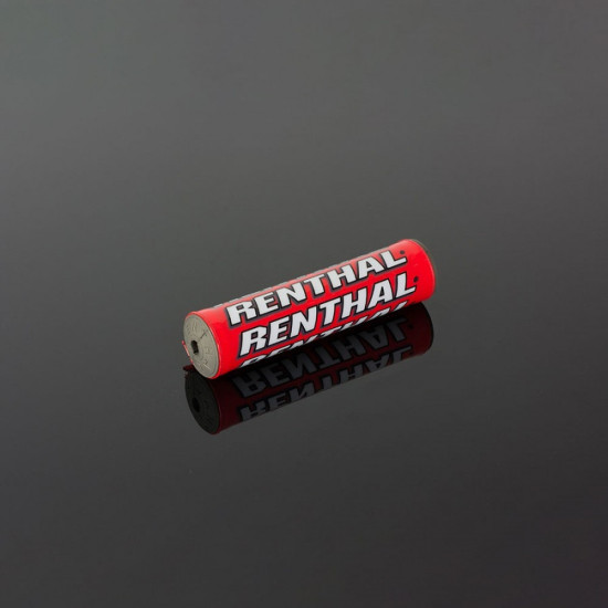 RENTHAL MINI SX PAD (180MM) RED WITH RENTHAL LOGO