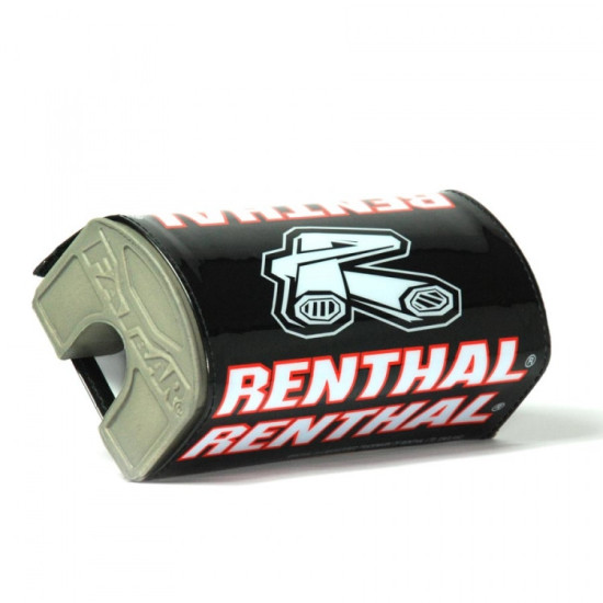 RENTHAL FATBAR BLACK / RED HANDLEBAR SPONGE WITH RENTHAL LOGO
