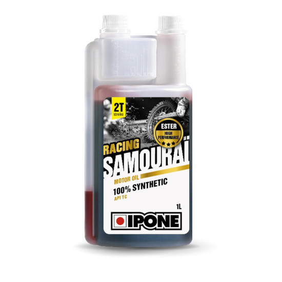 IPONE SAMOURAI RACING 2T oil for mixing 100% synthetic 1L additive
