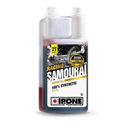 IPONE SAMOURAI RACING 2T oil for mixing 100% synthetic 1L additive