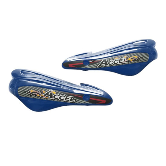 ACCEL REPLACEMENT LEAVES FOR HAND GUARDS (HANDBAR) HGS 10,11,12 COLOR BLUE - PROMOTION