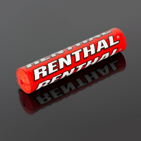 RENTHAL SX PAD (240MM) RED WITH RENTHAL LOGO
