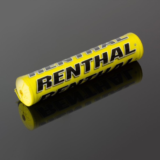 RENTHAL SX PAD (240MM) YELLOW WITH RENTHAL LOGO