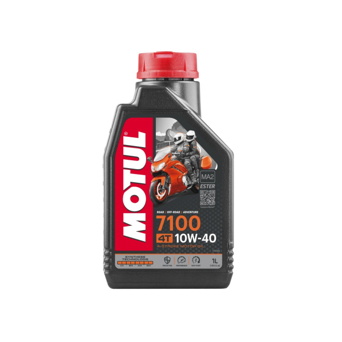 MOTUL engine oil 7100 4T 10W40 1L (newMA2) synthetic