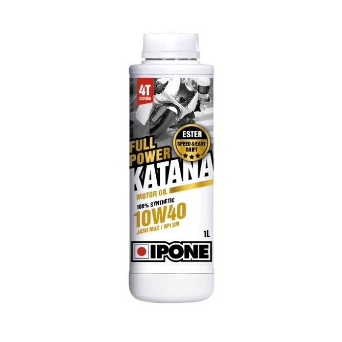IPONE FULL POWER KATANA 10W40 oil 100% synthetic 1L (additive, MA2)