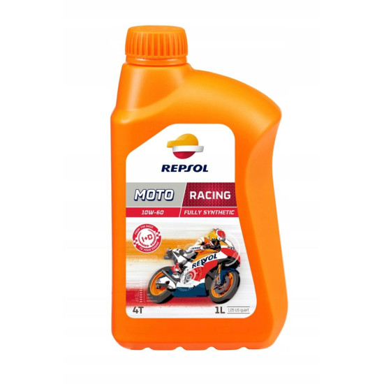 REPSOL synthetic oil 4T MOTO RACING 10W60 1L MA2 synthetic