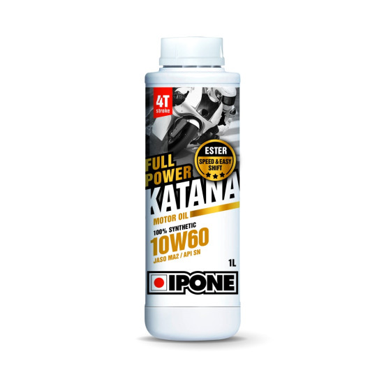 IPONE FULL POWER KATANA 10W60 oil 100% synthetic 1L (additive, MA2)