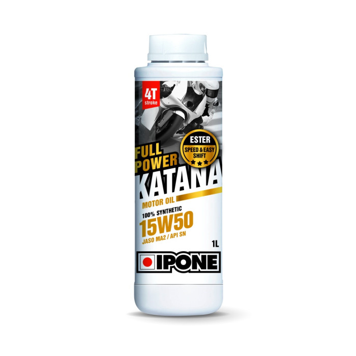 IPONE FULL POWER KATANA 15W50 oil 100% synthetic 1L (additive, MA2)